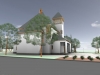 Kostel v Dolní Lhotě - úprava okolí