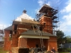 Pokračování stavby kostela - 8.5.2013