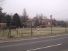 Práce s deskami - začátek vytyčení kostela 2008